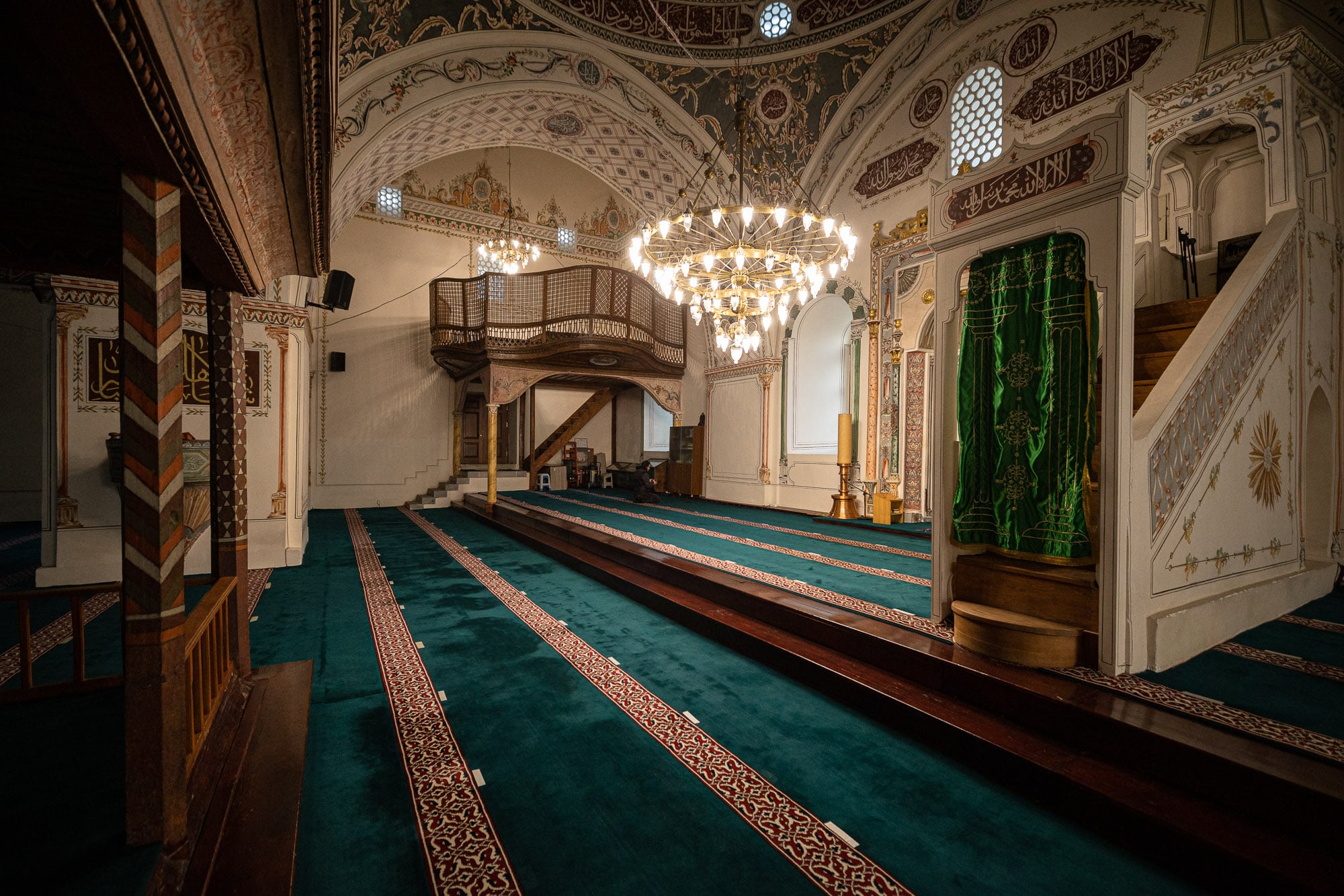 Inside the Friday Mosque of Plovdiv