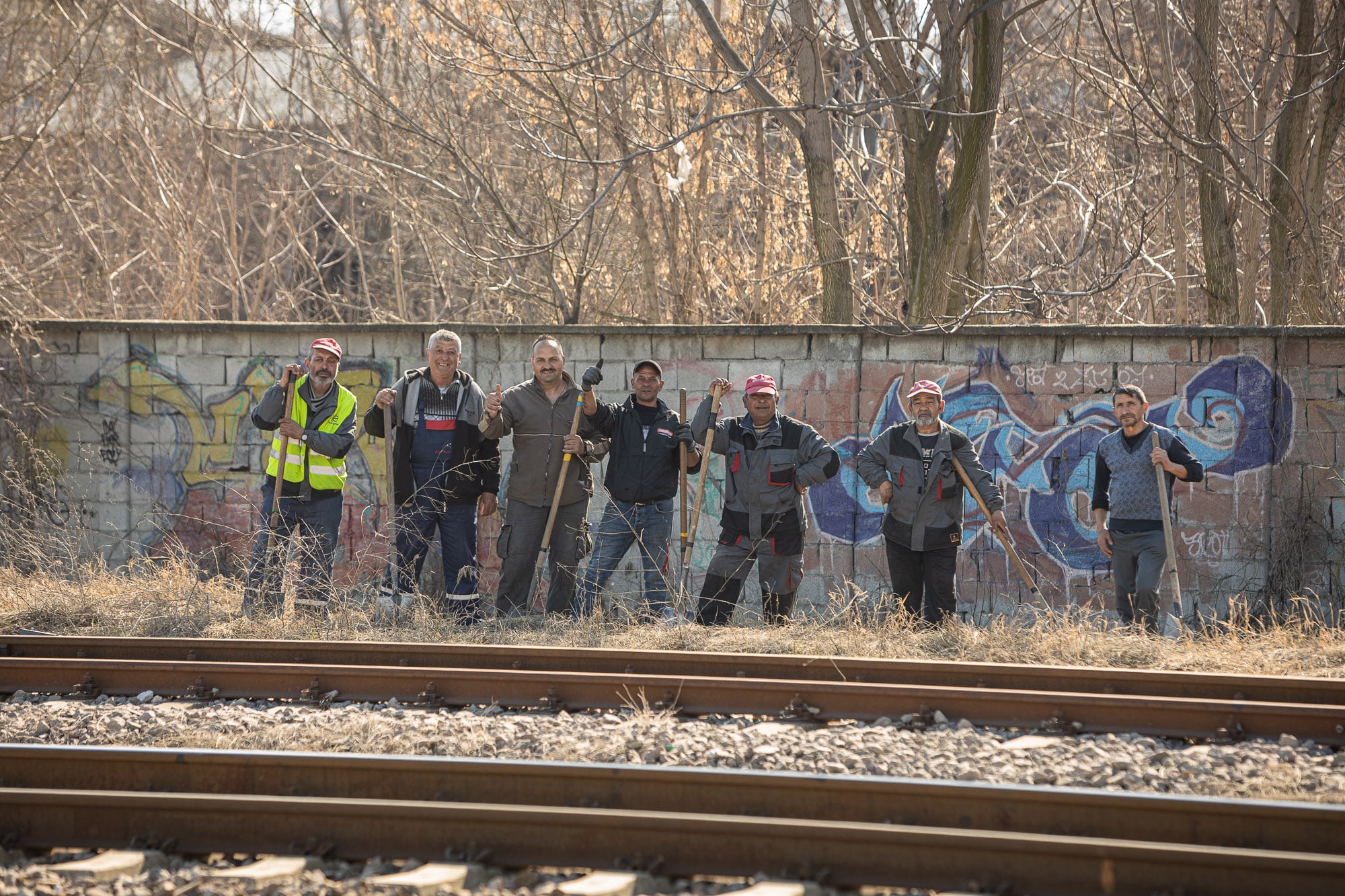 railroad workers near stamboliyski