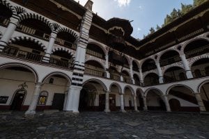 inside the Rila Monastery