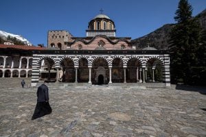 the church of the Rila Monastery