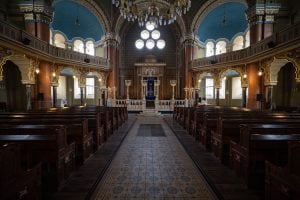 inside the Sofia Synagogue