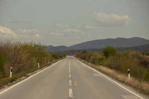 the road to walk from Dimitrovgrad to Pirot