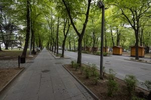 the park in Niška Banja