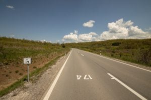 the road to walk from Svrljig to Knjaževac