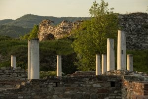 pillars in Felix Romuliana