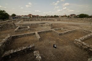 archaeological dig of Roman Drobeta