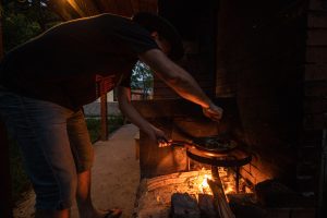 Mircea cooking
