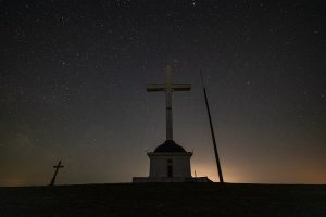 night over the Cross Of Godeanu