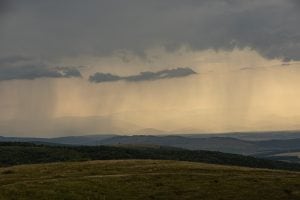 thunderstorm in the distance