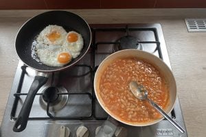 beans and eggs