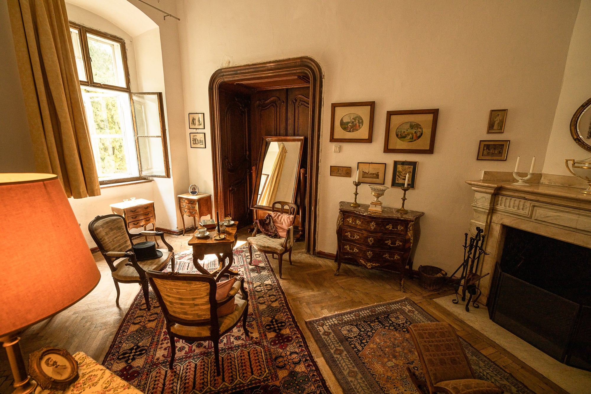 recreation of a historical room