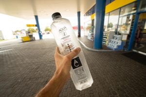last bottle of water in Romania