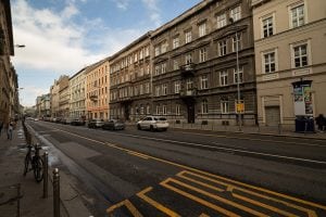 a street in central Budapest