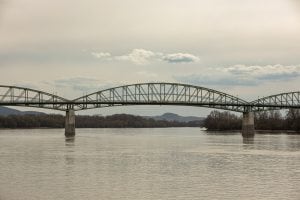 bridge from Hungary to Slovakia