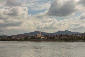 the Hungarian side of the Danube