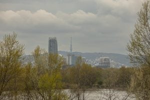 Bratislava skyline from the southeast