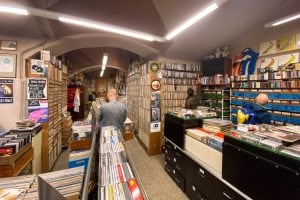 inside Teuchtler's record store