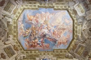 ceiling in Belvedere Palace