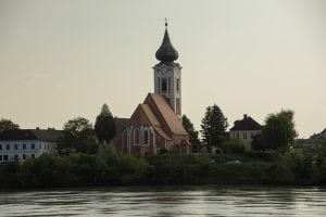church across the river