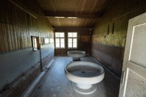 wash rooms in the barracks