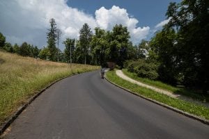 serpentine roads out of Linz