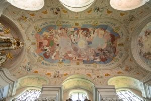 ceiling painting in Engelszell