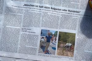 Süddeutsche article about the disappearance of the Caboose