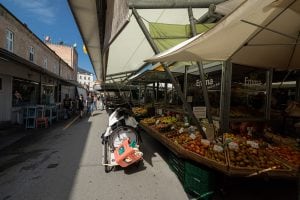 market in Augsburg