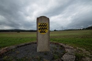 old border marker near Heudorf