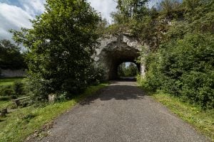 a tiny tunnel on the upper Danube cycle path
