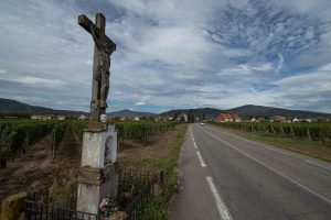 lots of crosses in the Alsace
