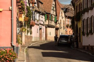 street scene in Alsace