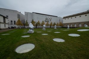 the yard of the Städel Museum