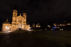 Fulda Cathedral at night