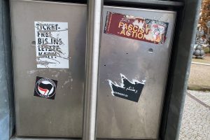 Antifa sticker in Eisenach
